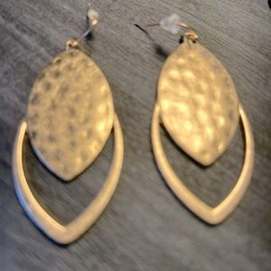 Gold drop earrings